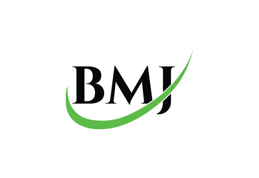 BMJ Letter Modern  Monogram Logo | Minimal Initials Icon Design.