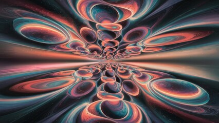 Stunning abstract landscape with vibrant colors, creating a modern and dynamic backdrop for creative projects and innovative marketing campaigns today