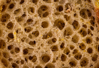 Brotkrume Brotteig Muster