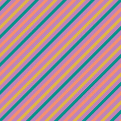 Vintage striped pattern: a seamless retro colorful background with abstract vertical and diagonal lines