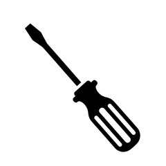 Fototapeta premium Screwdriver tool for tightening or loosening screws repair and construction.