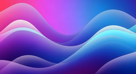 Abstract blue wave design with a flowing, smooth curve and light motion texture for a digital illustration background