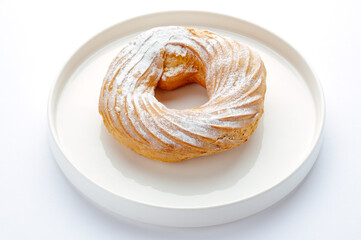 curd ring on a plate
