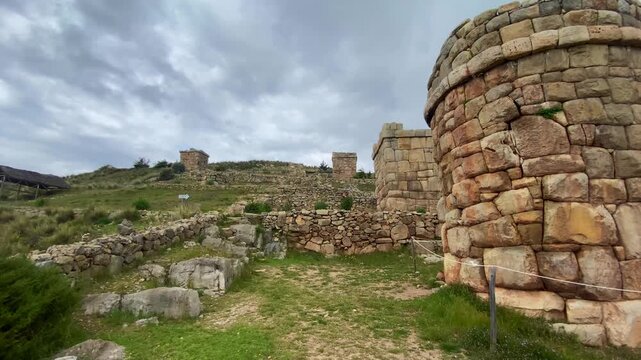 Chullpas of Molloco, funerary towers in Peru