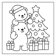cute candle with holly bold & easy cute christmas coloring page, Whimsical Gingerbread House Coloring Pages for Kids & Adults, Christmas Coloring Pages, bold & easy cozy winter coloring book pages,