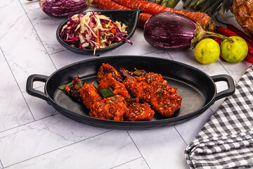 Indian cuisine - spicy Chicken 65