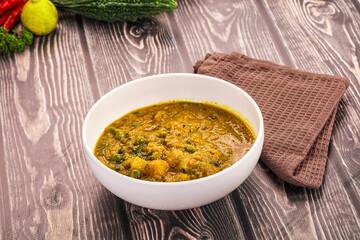 Aloo masala with green peas