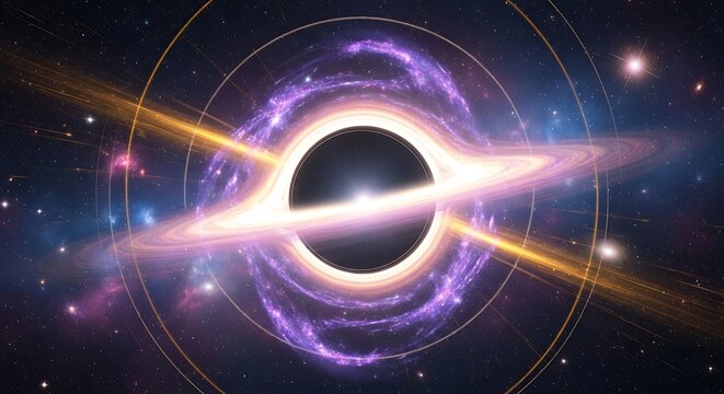 Vibrant Accretion Disk and Jets Around a Black Hole in Deep Space