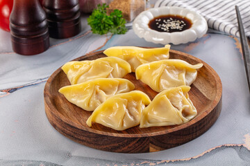 Japanese cuisine stuffed dumplings Gyoza
