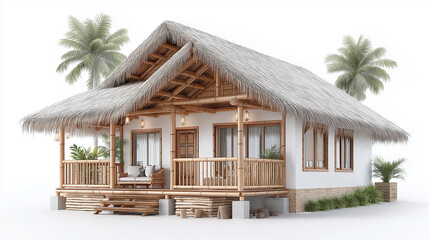 Eco Tropical Wooden House