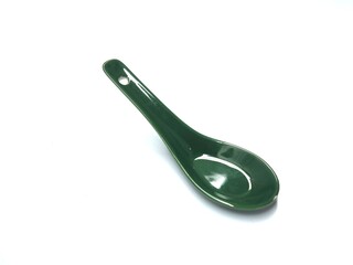 spoon on white background