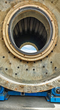 ball sag mill , mineral processing , replacement part operating in a diamond mine ,factory in open pit mine Africa,