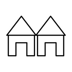 neighborhood line icon