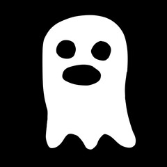 halloween ghost skull