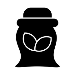 fertilizer glyph icon