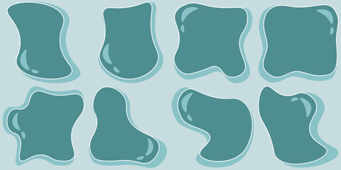 Two heart-shaped balloons, one in black on white, the other in white on black.