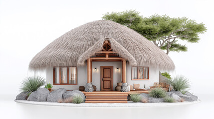 Exotic Tropical Cottage