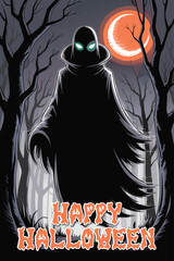 halloween background with halloween pumpkin