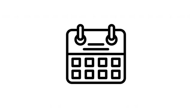 calendar animated icon
