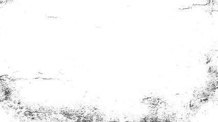 Abstract textured grunge background with dust grain overlay and scratch frame. Grainy black and white grunge texture with distressed vintage overlay background vector. 