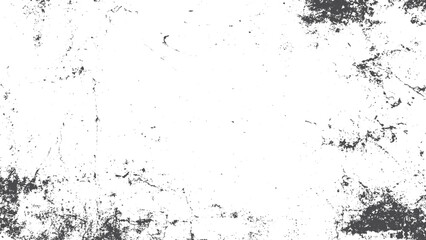 Dust grain and dirt overlay texture for retro vintage style background vector illustration. Grunge texture with uneven distressed elements and abstract depth overlay on white background. 