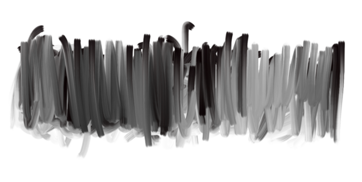 black and white paint brush