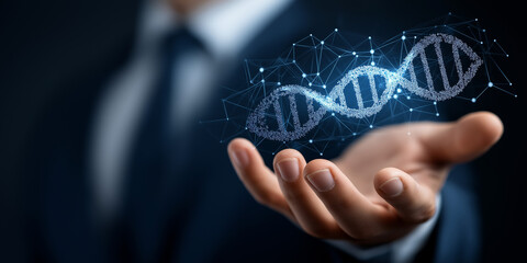 Biotech innovation event showcasing funding opportunities in the life sciences sector modern office environment close-up view of dna representation