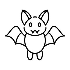 This Bat icon is suitable for Halloween, etc.