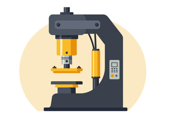 Hydraulic Press Machine: Industrial Power and Precision Tool.