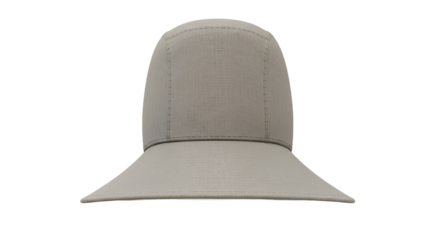 Pilgrim Bonnet Hat Made from Textured Fabric with Visible Stitching