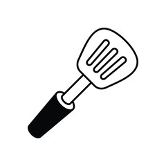 Spatula icon clean and modern vector illustration