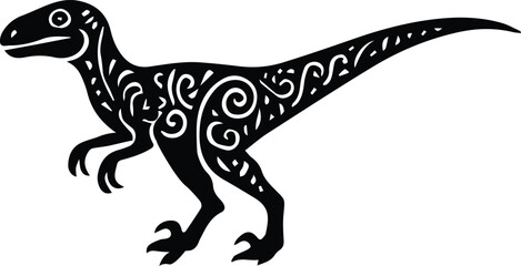 Dinosaur Mandala   Dino Design   Brontosaurus Cut File   Prehistoric Jurassic  Animal design © IAKCreatives