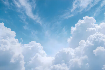 Obraz premium blue sky with clouds