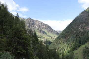 mountain landscape and beautiful village