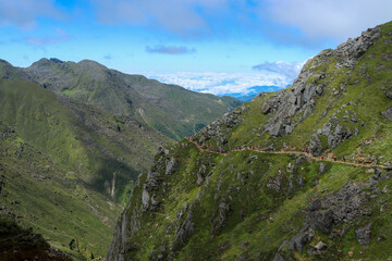 Naklejka premium mountain landscape in the mountains