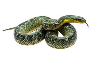Obraz premium Snake with transparent png background