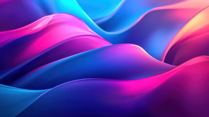 Obraz premium Abstract colorful waves