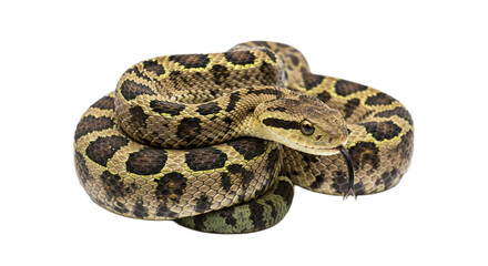 Obraz premium Snake with transparent png background