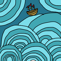 abstract seamless pattern with circles 