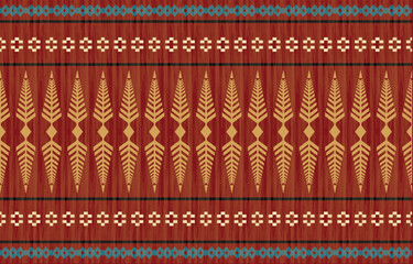 Geometric ethnic pattern seamless, Native American ethnic design, Southwestern decor design for background ,curtain, carpet, wallpaper, clothing, wrapping, Batik, vector illustration.
