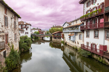 Coucher de soleil &agrave; Saint  Jean pied de Port