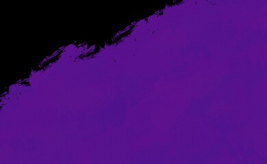 Obraz premium Purple watercolor ink paint splash black background abstract texture artistic brush grunge colorful for business flyer template