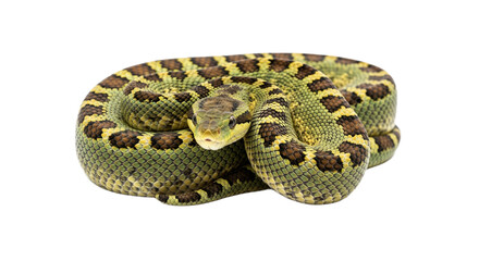 Obraz premium Snake with transparent png background