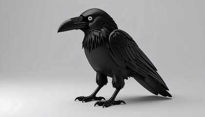 Fototapeta premium Demon Bird Bird of Curse 