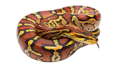 Obraz premium Snake with transparent png background