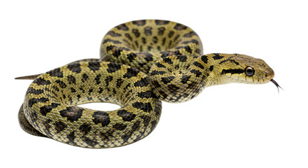 Fototapeta premium Snake with transparent png background