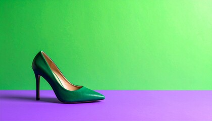 強烈なネオンカラーのコントラストが、1980年代の遊び心あるポップな雰囲気を演出。