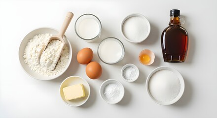 An isolated medical bottle of pills and tablets next to a glass of water for health and healthcare