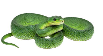 Fototapeta premium Snake with transparent png background