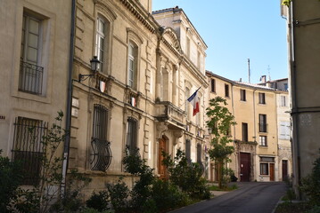  Ruelle fleurie à Carpentras. France